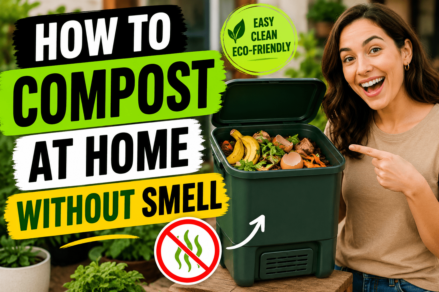 How to Compost at Home without Smell