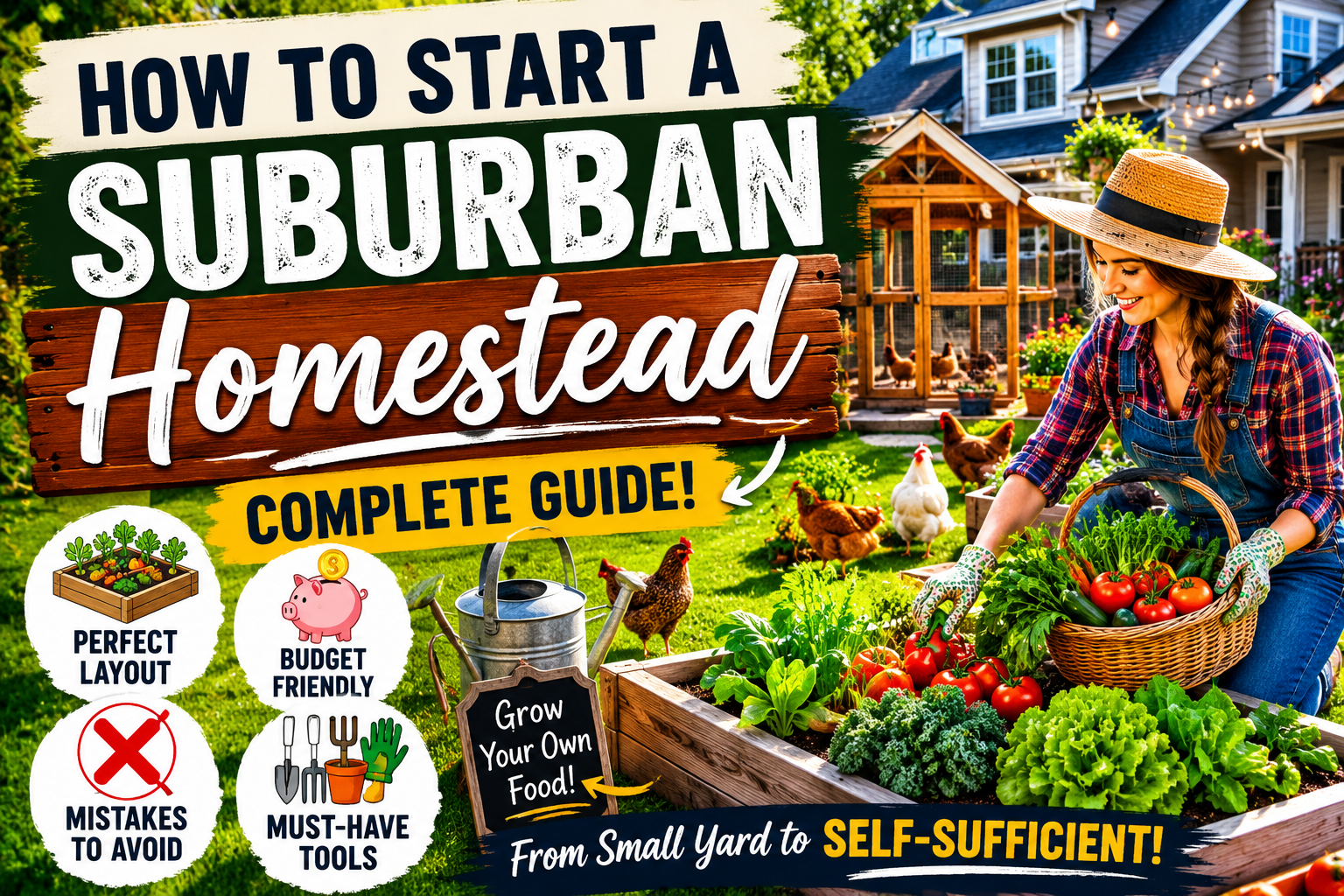 How to Start a Suburban Homestead