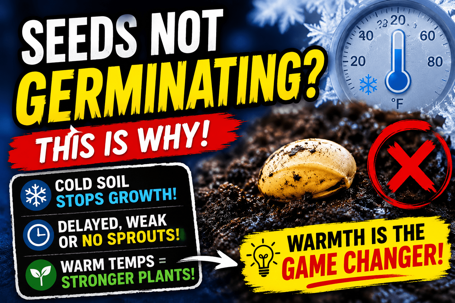 Why Do Seeds Not Germinate In Cold Temperatures