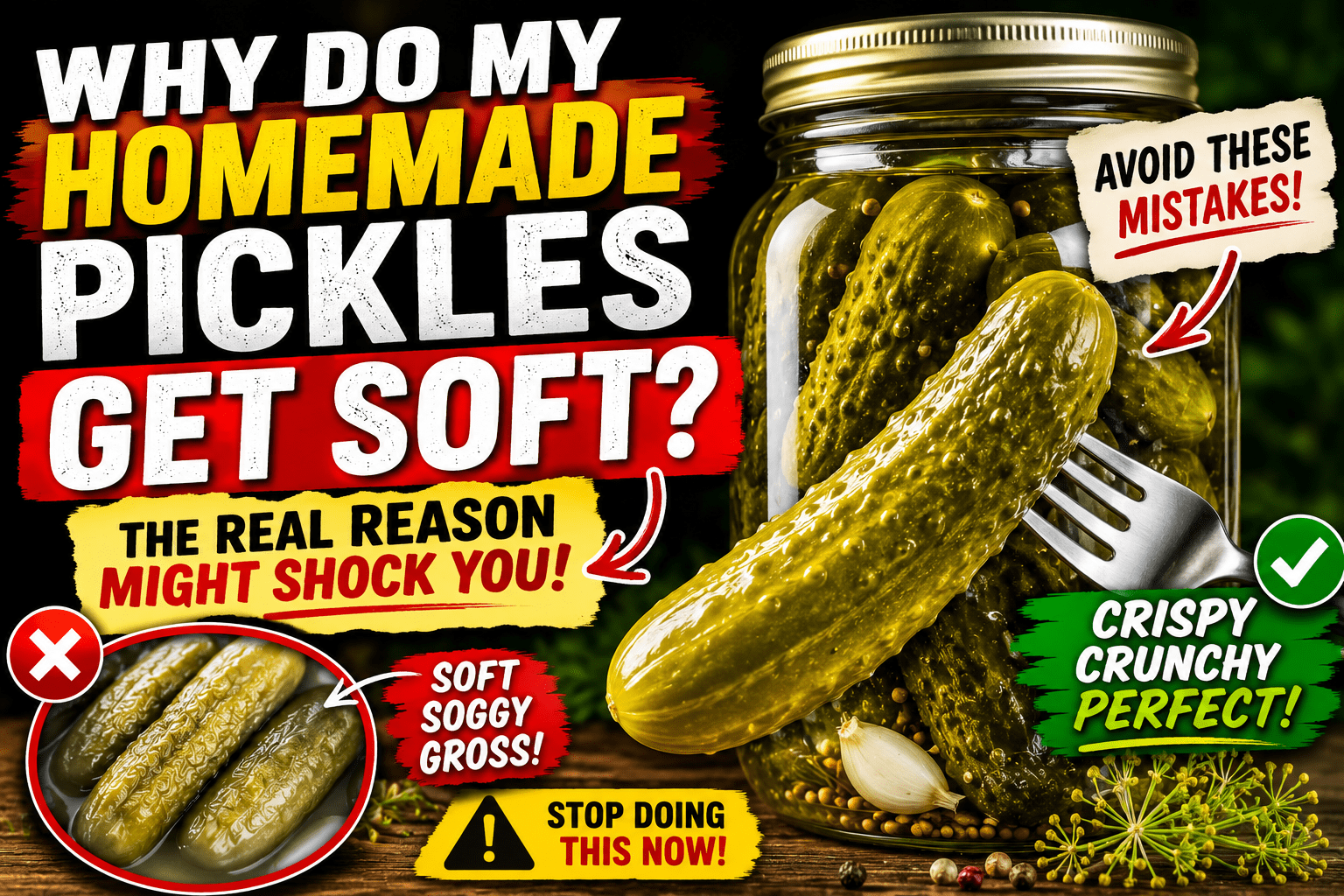 Why Do My Homemade Pickles Get Soft