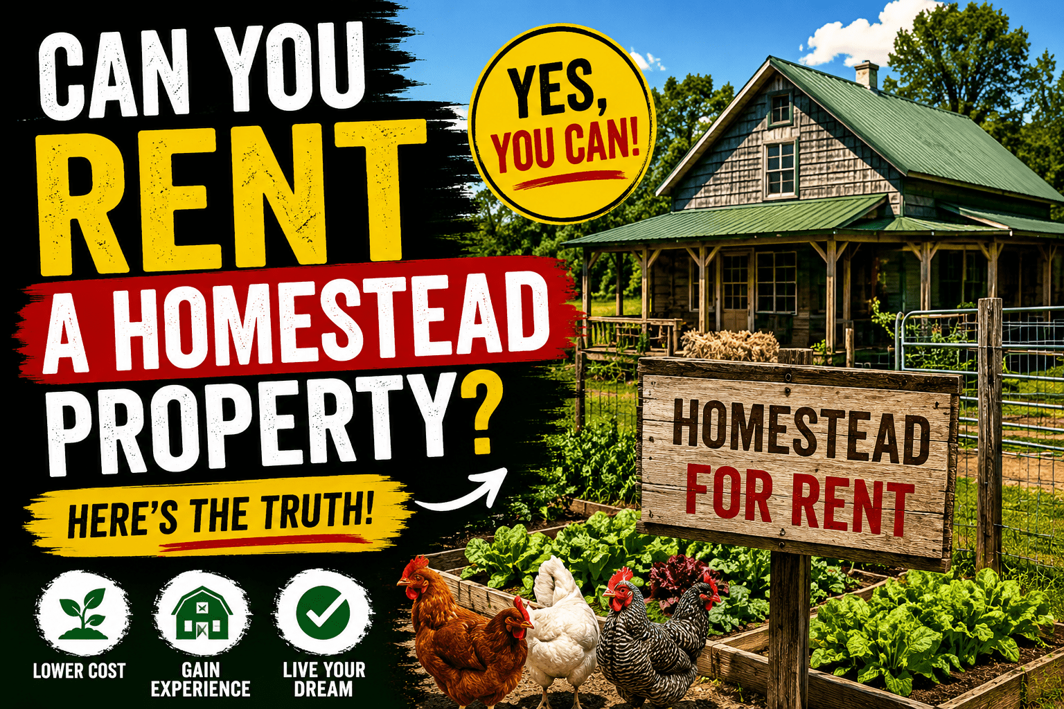 Can You Rent a Homestead Property