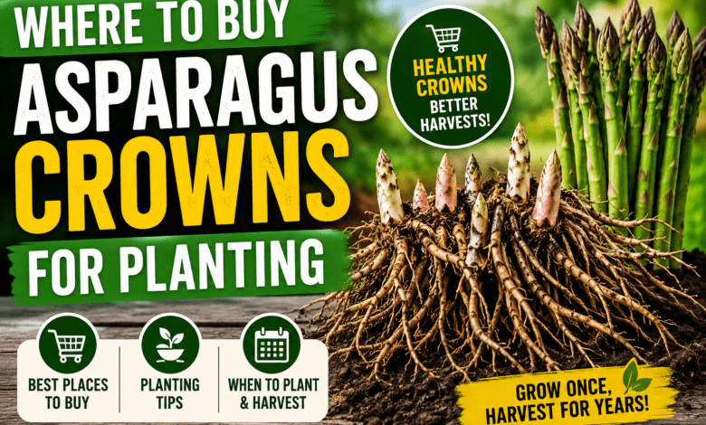 Where to buy asparagus crowns for planting