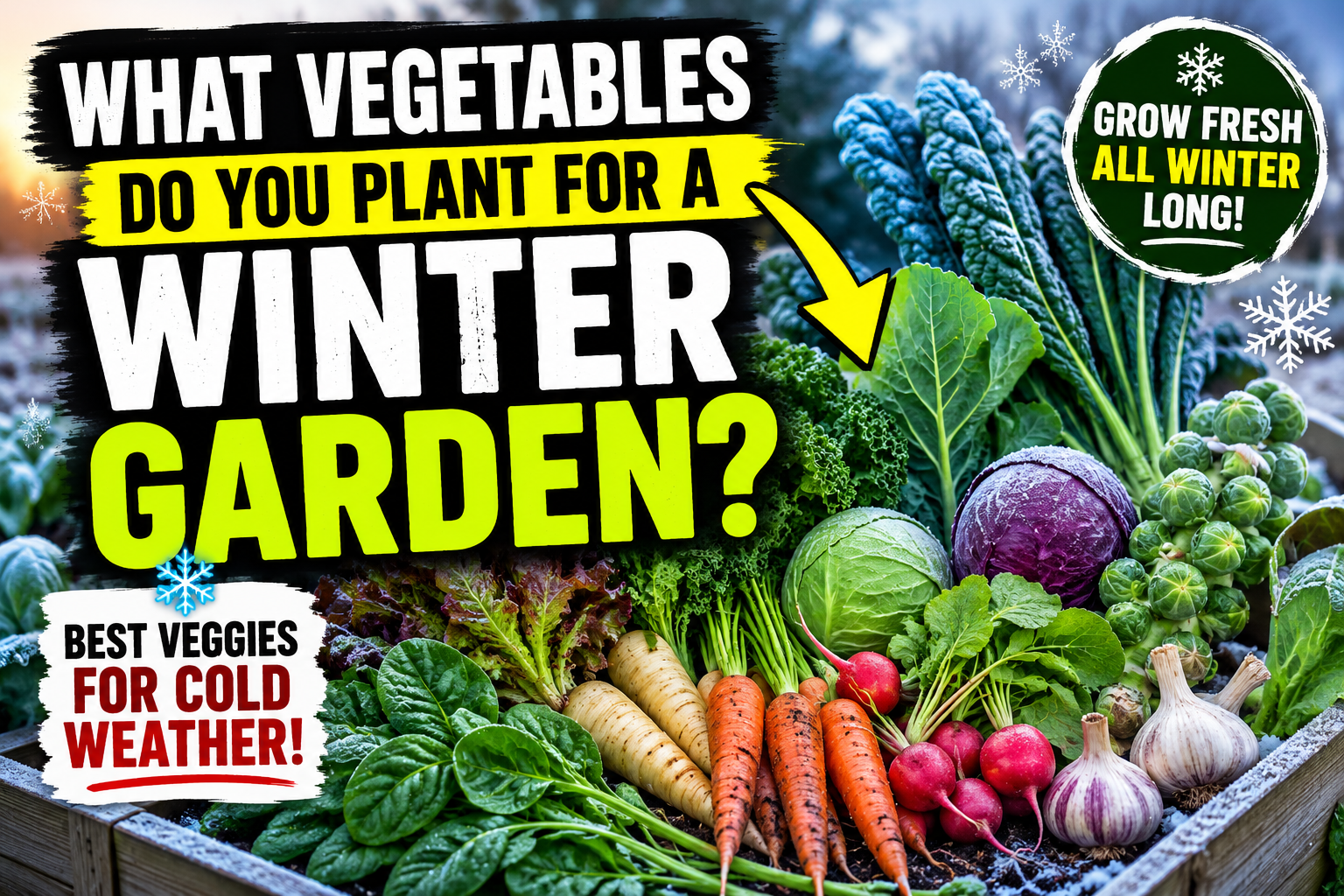 fall and Winter Garden Vegetables